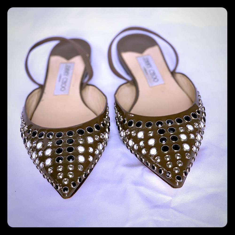 comfortable jimmy choo slingback ballet